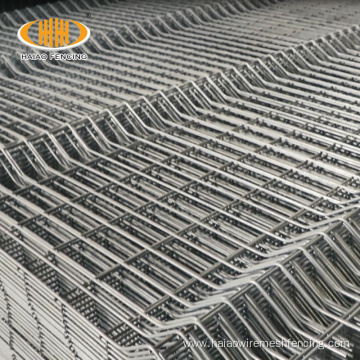 PVC coated welded iron wire curved fence panels